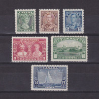 CANADA 1935, Sg# 335-340, CV £40, MH - Neufs