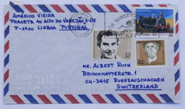 Lettre Affranchie Portugal – Locomotive Et Portraits - Lettres & Documents