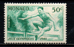 MONACO - 1948 - GIOCHI OLIMPICI DI LONDRA - CORSA AD OSTACOLI - MH - Neufs