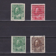 CANADA 1915, Sc# 131-134, CV $109, MH/Used - Neufs