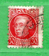 (Us6) )  SPAGNA °- 1935 - Yv. 532  Usato - Oblitérés