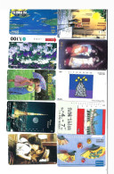 Lot De 10 Télécartes Japonaises - Japan