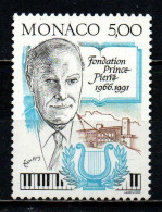 MONACO - 1991 - 25° ANNIVERSARIO DELLA FONDAZIONE "PRINCIPE PIERRE DI MONACO" - MNH - Neufs