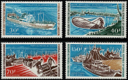 Cameroun 1971, Einheimische Fischerei, Pêche / Fishing, MiNr. 656-659 - Fishes