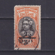 FRENCH POLYNESIA 1921, Sc# 59, Used - Autres & Non Classés