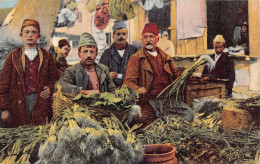 L482 Albania Albanese Costume Sellers Vlora Market Ethnic Vintage Postcard - Albania