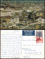 Postcard Kathmandu काठमाडौं Bird's Eye View - Nepal 1971  Gel. AIR MAIL - Nepal