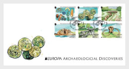 Jersey 2025 FDC's EUROPA - Archaeological Discoveries 6v MNH - 2024