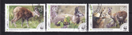 Timbre(s) Oblitéré(s) Afghan WWF Année 2004 N° 1604/1605/1606 Thème Animaux Kangourous Réf 9272 - Afghanistan