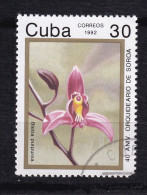 Timbre(s) Oblitéré(s) Cuba Année 1992 N° 3221 Thème Fleurs Réf 9239 - Oblitérés