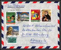 097632 Recommandé 1977 Bolivia Bolivie Nurnberg Germany Lettre Cover - Bolivie