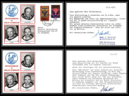 097610 Lot 2 Apollo 11 25/5/1977 Allemagne Germany Espace (space) Lettre Cover - Europe