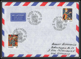 097593 Kultur Noreden 8/10/1977 Fredrikstad Norge Norvège Lettre Cover - Lettres & Documents