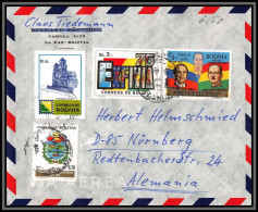 097566 Recommandé 1976 Bolivia Bolivie Nurnberg Germany Lettre Cover - Bolivie