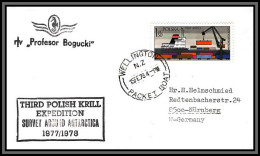 097032 Profesor Bogucki Fird Polish Krill Expedition 15/2/1978 Polska Pologna Antarctic Antarctique Lettre Cover - Expéditions Antarctiques