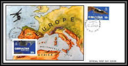 098369 Fdc Gibraltar From Espace (space) 3/5/1978 Lettre Cover - Europe