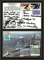 098337 Signé Signed Lake Placid 1980 Usa Jeux Olympiques (olympic Games) Carte Postcard - Hiver 1980: Lake Placid