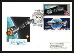 098261 Espace (space) 15/7/1975 Fdc Russie Russia Usa Lettre Cover - Russie & URSS