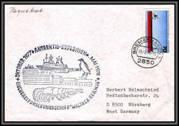 098269 Antarktis Expedition 1978 Bremen Allemagne Germany Antarctic Antarctique Lettre Cover - Expéditions Antarctiques