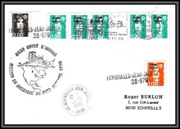 098605 Aviso Amyot D'inville Mission Amerique Du Nord 24/11/1990 St Pierre Et Miquelon Naval Navale Lettre Cover - Lettres & Documents
