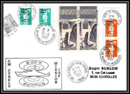 098588 Cm Cybele Mission IBF 22/4/1997 St Pierre Et Miquelon Naval Navale Lettre Cover - Lettres & Documents