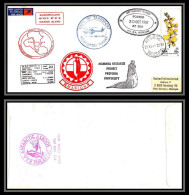 098506 Ms/sa Agulhas 20/10/1981 Helicopter 17/2/1982 Marion Island Rsa South Africa Antarctic Antarctique Lettre Cover - Expéditions Antarctiques