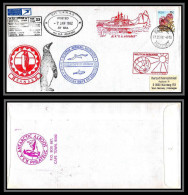 098500 Ms/sa Agulhas 7/1/1982 Helicopter 17/2/1982 Sanae Rsa South Africa Antarctic Antarctique Lettre Cover - Expéditions Antarctiques
