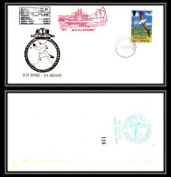098498 21st Voyage Ms/sa Agulhas 1/9/1981 Tristan Da Cunha Antarctic Antarctique Lettre Cover - Expéditions Antarctiques