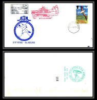 098496 21st Voyage Ms/sa Agulhas 1/9/1981 Tristan Da Cunha Antarctic Antarctique Lettre Cover - Expéditions Antarctiques