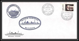 098434 Ms Europa 21514 Brt 5/9/1976 Allemagne Germany Naval Navale Lettre Cover - Bateaux