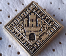 Tourist Association TD Kostanjevica Na Krki  Coat Of Arms Slovenia Pin - Ciudades