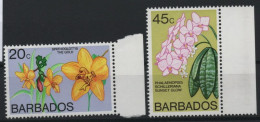 Barbade : N° 432 Et 433 Xx Neufs Sans Trace De Charnière Année 1977 - Barbades (1966-...)