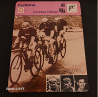 Cyclisme  **  Fiche Illustrée  ** Les Frères Pélissier ** Paris-Roubaix 1926 - Deportes
