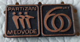 Gymnastic Club TVD Partizan Medvode 60 Years Slovenia Pin - Gimnasia