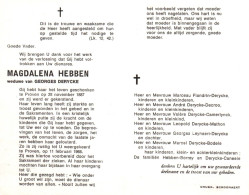Magdalena Hebben (1887-1968) - Devotion Images