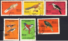 République Madagascar -1986 - Oiseaux Y&T 785 à 789 + 792 - Madagascar (1960-...)