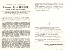 Irma Lermyte (1895-1967) - Devotion Images