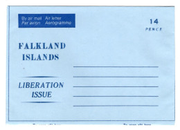 "FALKLANDINSELN" Aerogramm ** (63426) - Falkland