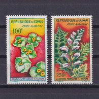 CONGO 1963, Sc #C8-C9, CV $22, Flowers, MNH - Orchidées