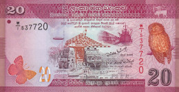Srilanka, (451), 20 Rupias De 2010, P. 123a, UNC - Sri Lanka