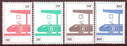 Belgio 1982 Pacchi Postali Unif.455/58 **/MNH VF - Neufs