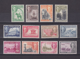 GOLD COAST 1948, SG# 135-146, CV £85, MH - Côte D'Or (...-1957)