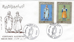 FDC 1972 ALGER COSTUMES ALGERIENS - Algérie (1962-...)