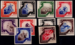 RUSSIA 1935 INTERNATIONALE SPARTAKIADA MI No 513-22 MNH VF!! - Neufs