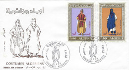 FDC 1972 ALGER COSTUMES ALGERIENS - Algérie (1962-...)