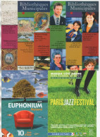 Lot De 12 CP. PUBLICITE (Programmes). - Advertising