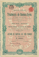 Titre De 1907 - Compagnie Générale Des Tramways De Buenos-Ayres -  N° 632861 - Déco - Railway & Tramway