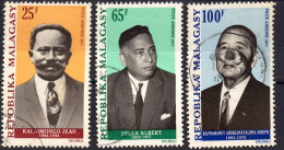 République Madagascar -Poste Aérienne 1971- Personnalités Y&T PA 114 à 156 Oblitérés - Madagascar (1960-...)
