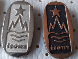 Battle Of  ISONZ World War I. Slovenia Ex Yugoslavia Pins - Militares