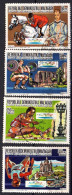 République Madagascar -1987  J.O. Barcelona Y&T825 à 828 Oblitérés - Madagascar (1960-...)
